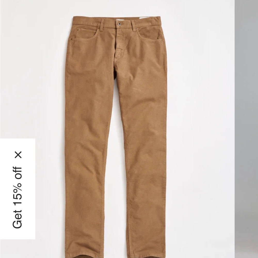 Billy Reid Brown 5-Pocket Pants